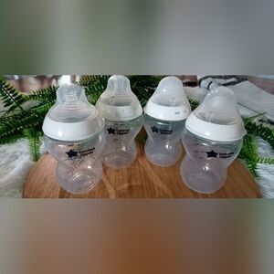 Tommee Tippee Closer To Nature Baby Bottles 4 - 9oz Bottles